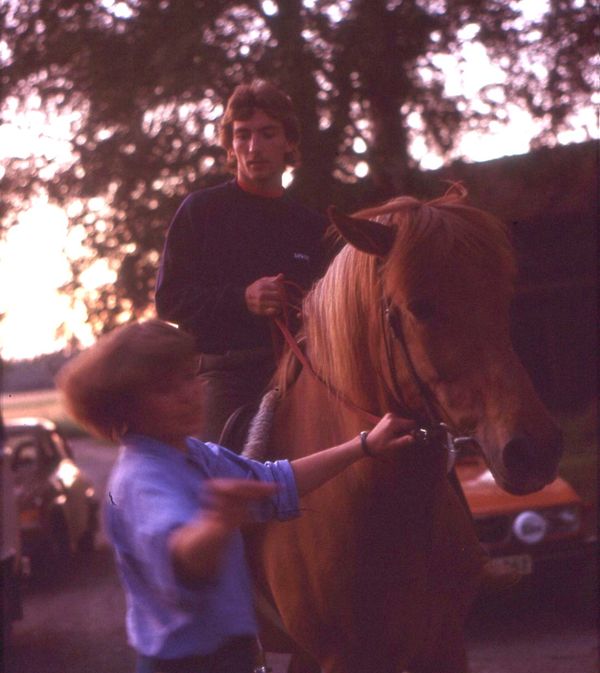 Georges Jobe testaa hevosvoimia. Hyvinkään MM-cross.
